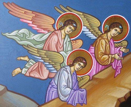 ангелы хранители на иконах